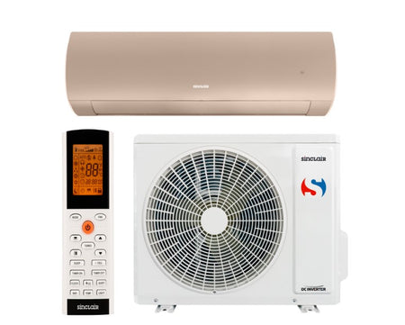 Sinclair SIH-13BITC + SOH-13BIT – Wandgerät-Set champagner 3,5 kW R32 – Split-Klimaanlage