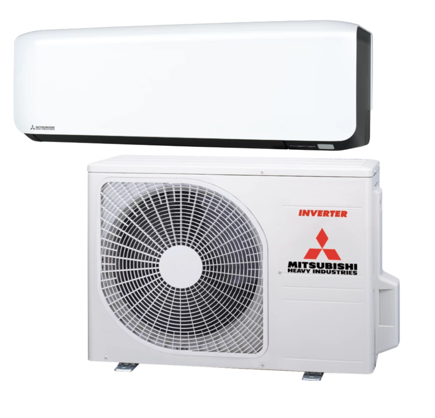 Mitsubishi Heavy SRK50ZS-WFB + SRC50ZS-W – Wandgerät-Set Schwarz/Weiß 5,0 kW R32 – Split-Klimaanlage