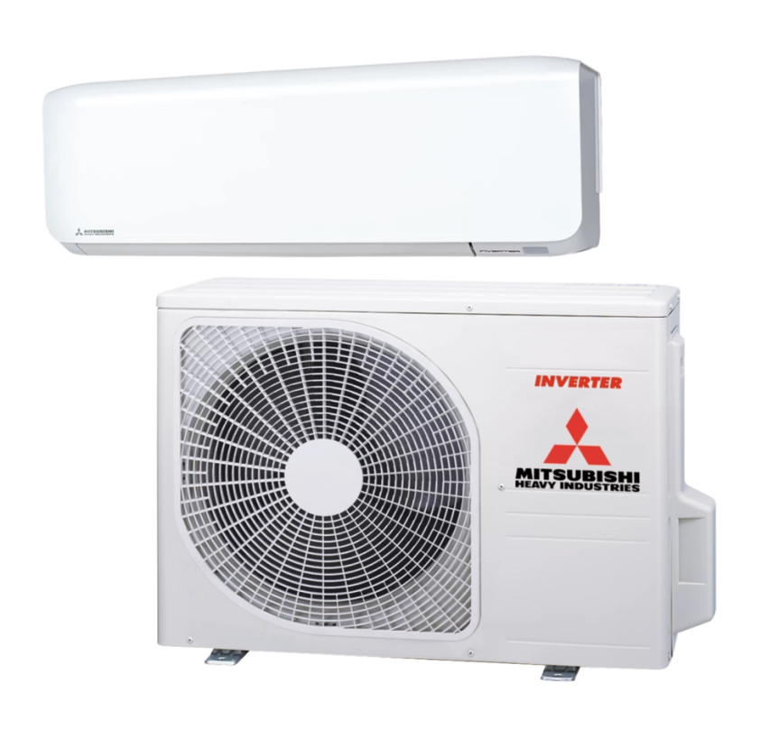 Mitsubishi Heavy SRK25ZS-WF + SRC25ZS-W2 – Wandgerät-Set 2,5 kW R32 – Split-Klimaanlage